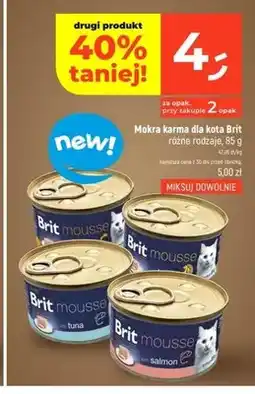 Dealz Mokra karma dla kota Brit Mousse z tuńczykiem oferta