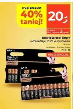 Dealz Baterie Duracell Simply AAA oferta