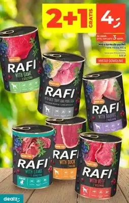 Dealz Mokra karma dla psa Rafi z dziczyzną oferta