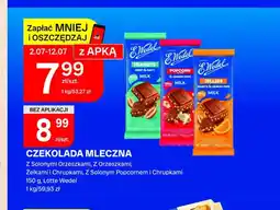 Chorten Czekolada mleczna E.Wedel z solonymi popcornem i chrupkami oferta