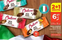 Dealz Ciastka biszkoptowe Balconi Mix Max Fondente 10-pak oferta