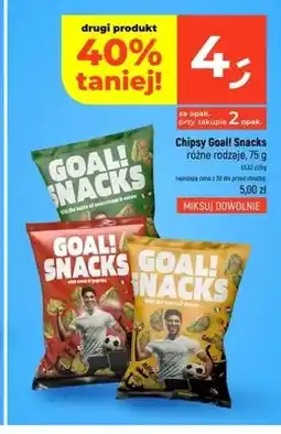 Dealz Chipsy Goal! Snacks Sour Cream & Onion oferta