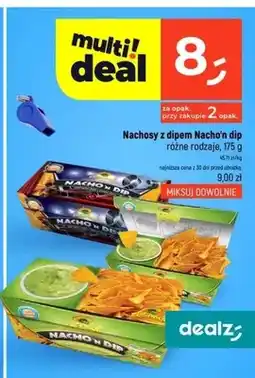Dealz Nachosy z dipem serowym Nacho'n Dip oferta