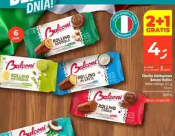 Dealz Ciastka biszkoptowe Balconi Rollino Nocciola 6-pak oferta