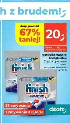 Dealz Kapsułki do zmywarki Finish Quantum oferta