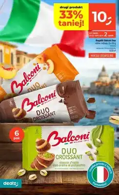 Dealz Rogaliki Balconi Duo Croissant z kremem pistacjowym 6-pak oferta