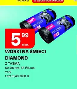 Chorten Worki na śmieci Diamond York z taśmą oferta