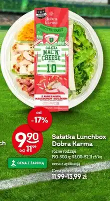 Żabka Sałatka Lunchbox Mac'N'Cheese Style Dobra Karma oferta