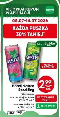 Żabka Napój Nestea Sparkling Raspberry Mint oferta