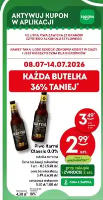 Żabka Piwo bezalkoholowe Karmi Classic oferta