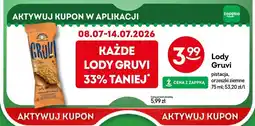 Żabka Lody Sammontana Gruvi pistacja oferta
