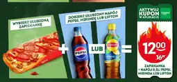 Żabka Zestaw zapiekanka + napój Pepsi Mirinda lub Lipton oferta