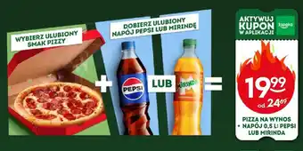 Żabka Zestaw Pizza na Wynos + napój Pepsi oferta