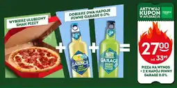Żabka Zestaw Pizza na Wynos + 2x napój piwny bezalkoholowy Garage 0,0% Lemon & Lemongrass oferta