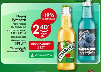 Żabka Napój Tymbark Jabłko Mięta oferta