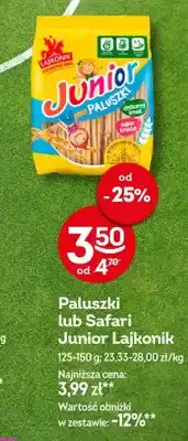 Żabka Paluszki Junior Lajkonik oferta