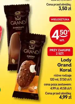 Żabka Lody Grand Koral Chocolate oferta