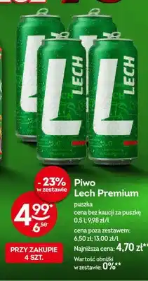Żabka Piwo Lech Premium oferta