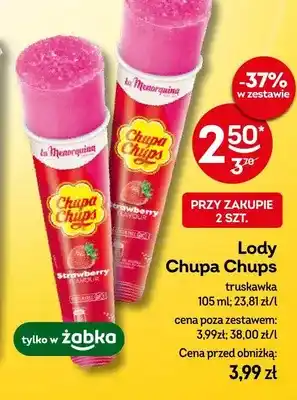 Żabka Lody Chupa Chups truskawka oferta
