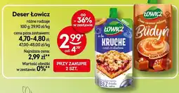 Żabka Deser Łowicz à la Kruche ciasto ze śliwkami oferta