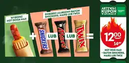 Żabka Zestaw Hot Dog Max + baton Snickers oferta