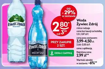 Żabka Woda niegazowana Żywiec Zdrój oferta
