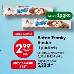 Żabka Baton Kinder Tronky oferta