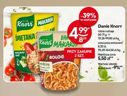 Żabka Danie makaron Knorr Śmietana oferta