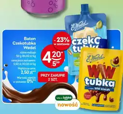 Żabka Baton Czekotubka E.Wedel Pistachio Caramel oferta