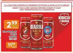 Gama Piwo Warka Classic 4-pak oferta