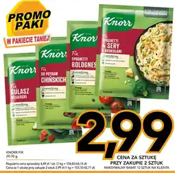 Kupiec Fix Spaghetti 4 Sery z Brokułami Knorr oferta