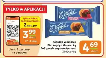 Gama Ciastka Wedlowe Biszkopty z Galaretką E.Wedel oferta