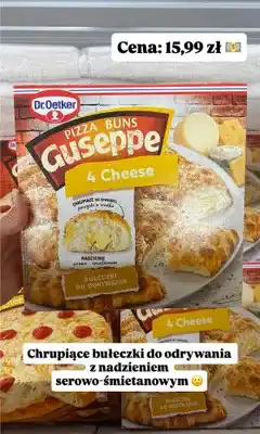 Dino Bułeczki do odrywania Dr.Oetker Guseppe Pizza Buns 4 Cheese oferta