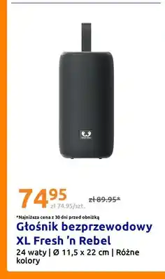 Action Głośnik bezprzewodowy XL Fresh 'n Rebel oferta