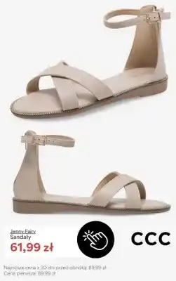CCC Sandały damskie Jenny Fairy oferta