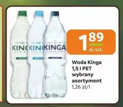 Gama Woda mineralna Kinga Pienińska oferta