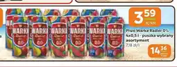 Gama Piwo bezalkoholowe Warka Radler 4-pak oferta