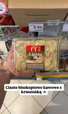 Dino Ciasto biszkoptowe kawowe z kruszonką Amicake oferta
