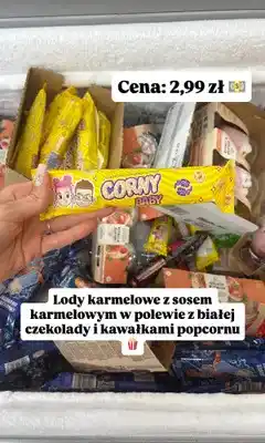 Dino Lody karmelowe Corny Baby z popcornem oferta