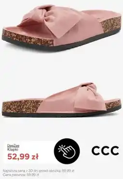 CCC Klapki damskie DeeZee oferta