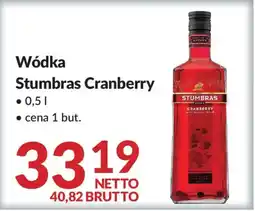 Makro Wódka Stumbrasy Cranberry oferta