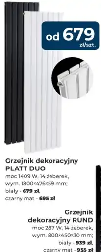 Mrówka Grzejnik dekoracyjny Platt Duo oferta