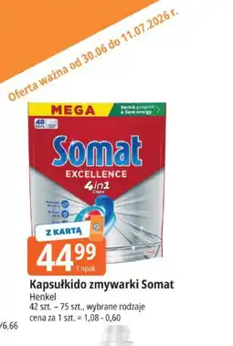 E.Leclerc Kapsułki do zmywarki Somat oferta