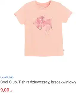 Smyk Cool Club, T-shirt dziewczęcy, brzoskwiniowy oferta