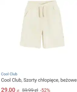 Smyk Cool Club, Szorty chłopięce, beżowe oferta