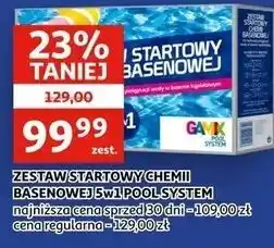 Auchan Gamix Zestaw startowy chemii basenowej 5w1 Pool System oferta