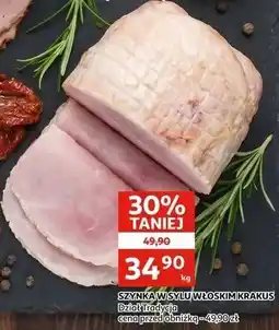 Auchan Szynka w Stylu Włoskim Krakus oferta