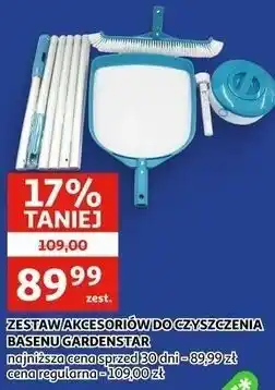 Auchan Gardenstar Zestaw akcesoriów do czyszczenia basenu oferta