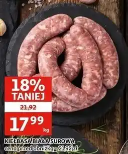 Auchan KIEŁBASA BIAŁA SUROWA oferta