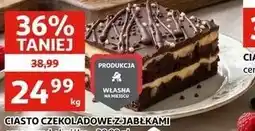 Auchan CIASTO CZEKOLADOWE Z JABŁKAMI kg oferta